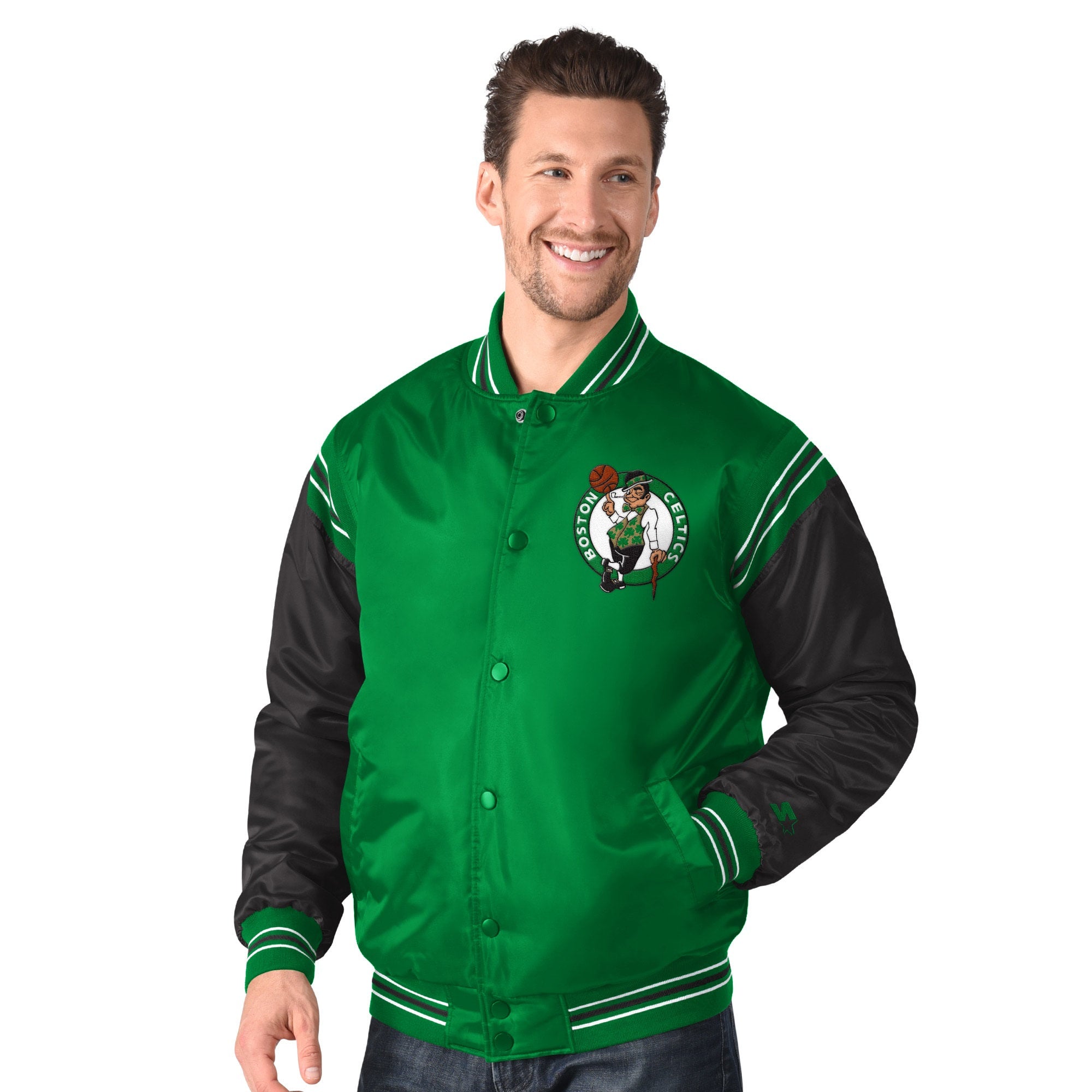 Boston celtics satin clearance jacket